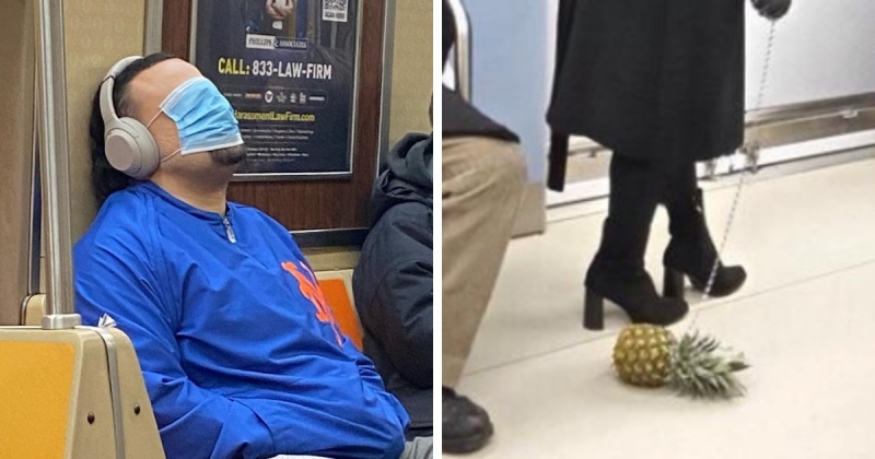 17 случаев, когда люди встречали в метро весьма неординарных и странных пассажиров