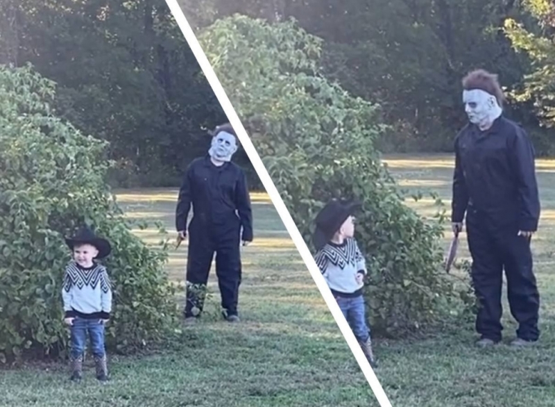 Родители решили напугать сына на Хэллоуин, но то что он сделал удивило весь интернет