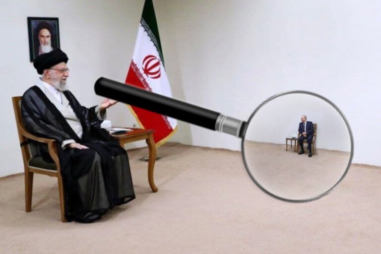 Путин сел так далеко от президента Ирана, что попал в фотожабы