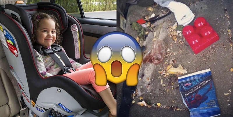 13 причин чаще убирать под детским креслом в машине
