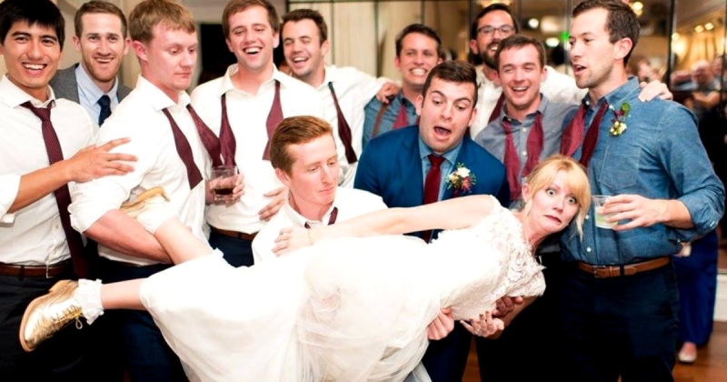 18 смешных свадебных фотографий, которые непременно станут фаворитами у всех присутствующих на торжестве